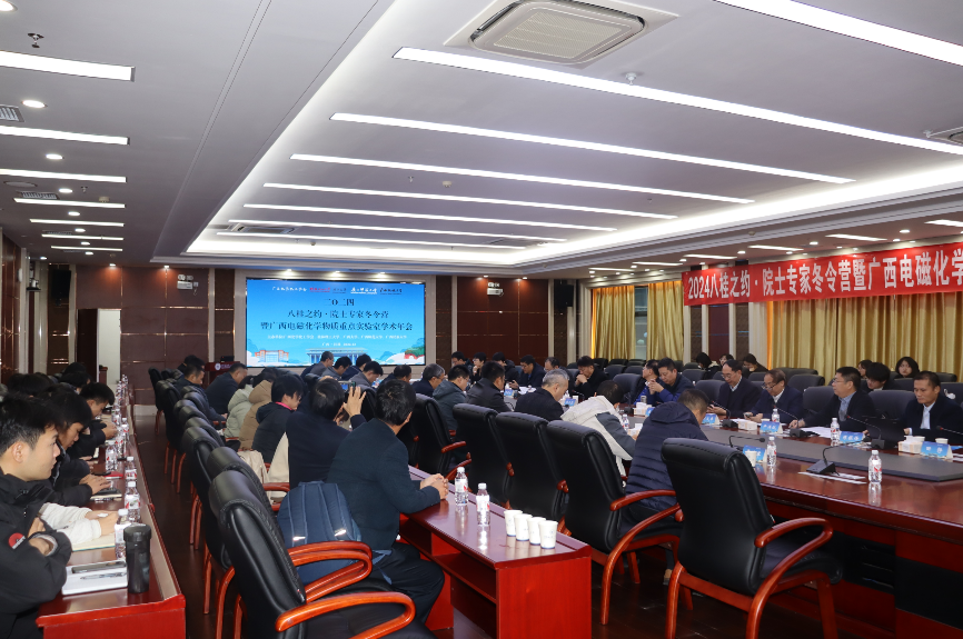 新葡的京官网参加2024八桂之约·院士专家冬令营暨广西电磁化学物质重点实验室学术年会