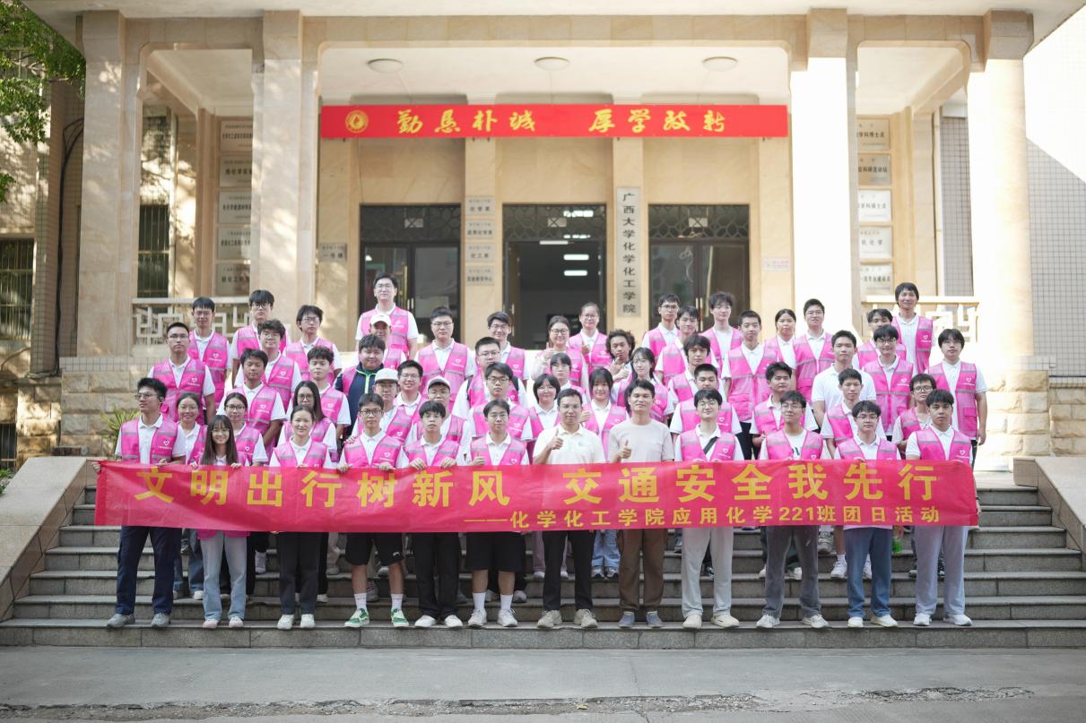 文明出行树新风，交通安全我先行｜新葡的京官网应化221班举办主题团日活动